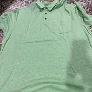 Green Patagonia polo shirt